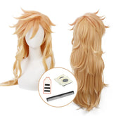 Halloweez Anime Douma Cosplay Wig - Rose Net Synthetic Fiber with Adjustable Size and Heat Resistant Cap - Halloweez